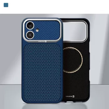 Evelatus Apple iPhone 16 Carbon Premium Edition MagSafe dėklas Midnight Blue