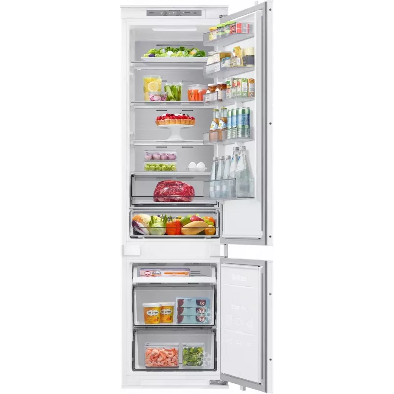 Samsung BRB80F30BES0EO įmontuojamas šaldytuvas su šaldikliu, 264L, No Frost, Digital Inverter, F energijos klasė