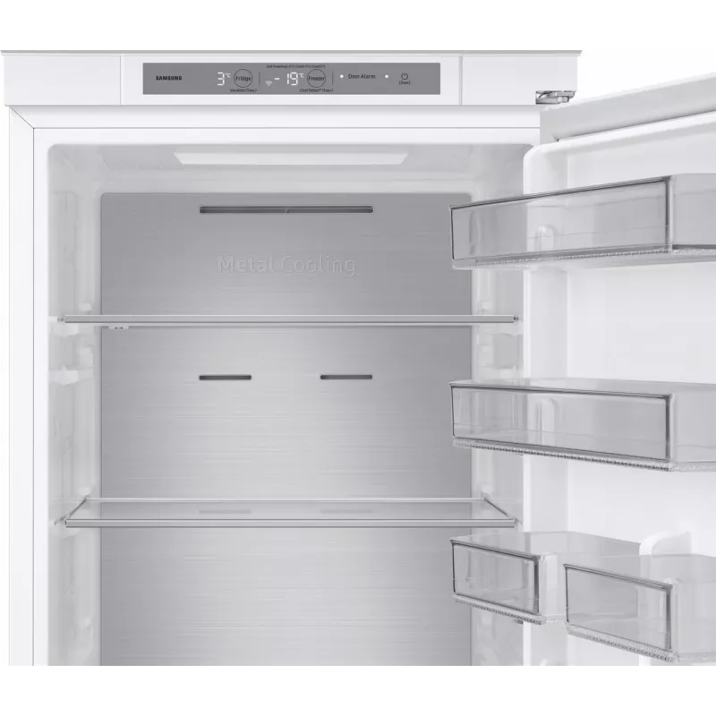 Samsung BRB80F30BES0EO įmontuojamas šaldytuvas su šaldikliu, 264L, No Frost, Digital Inverter, F energijos klasė