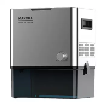 MAKERA cikloninis dulkių surinkėjas – didelio efektyvumo dulkių separatorius skirtas dirbtuvių dulkių siurbliams, 50 mm jungtys, baltas