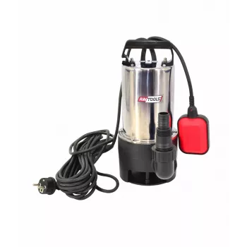 AWTOOLS nešvaraus vandens siurblys AW 1100W INOX - 15000 L/h nerūdijančio plieno povandeninis siurblys