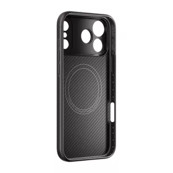 Freewell Sherpa Series dėklas, skirtas iPhone 17 Pro su 17 mm srieginiu objektyvo laikikliu - juoda