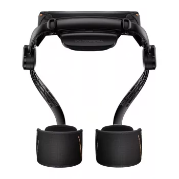 HYPERSHELL X Max S Exoskeleton Bumper Case, skirta Apple iPhone XS Max – aviacinio aliuminio lydinio rėmas su TPU šerdimi, karinio lygio apsauga nuo kritimo, matinė juoda