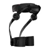 HYPERSHELL X Max S Exoskeleton Bumper Case, skirta Apple iPhone XS Max – aviacinio aliuminio lydinio rėmas su TPU šerdimi, karinio lygio apsauga nuo kritimo, matinė juoda