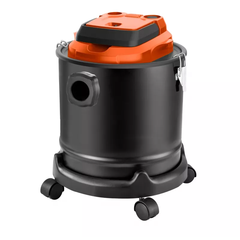 Extralink Powerlink pramoninis dulkių siurblys 1200W 20L šlapiam ir sausam valymui, juodai-oranžinis R-701