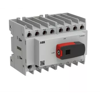 ABB OT63G1-8BS63 8 polių atjungiklis 63 A 1000 V AC/DC rėmas G1 su tiesiogine rankena