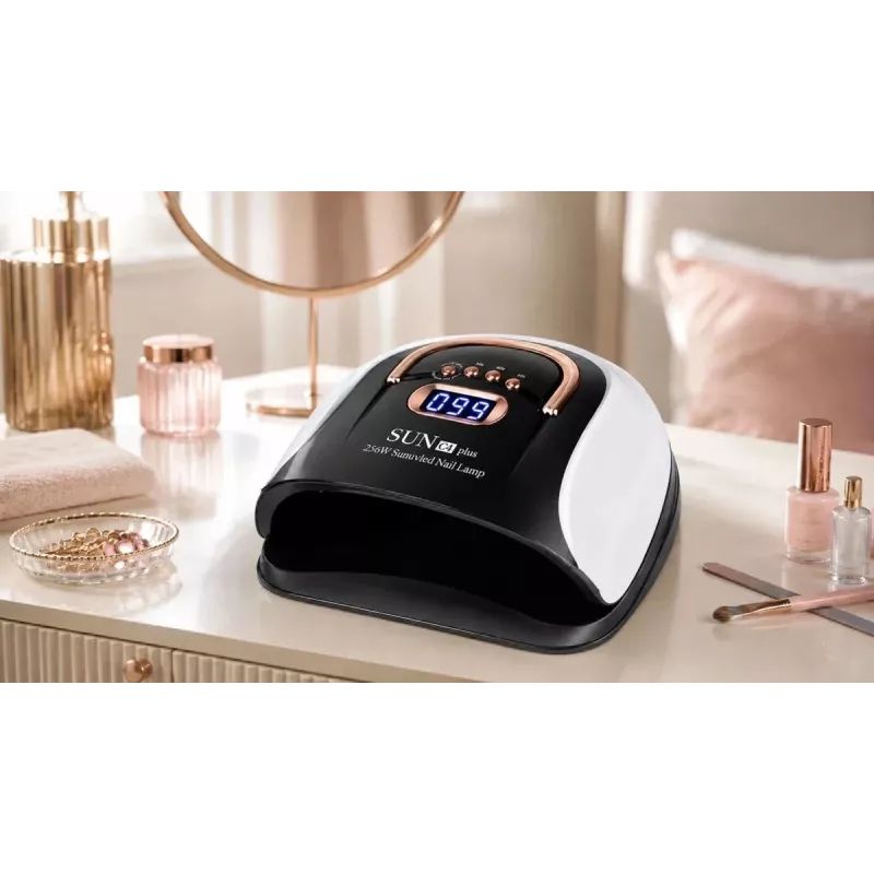 EXTRALINK Stay Beauty C4 UV LED nagų lempa 256W hibridiniams geliams