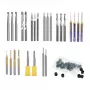 MAKERA Carvera Essential Extended frezų rinkinys (52 vnt.) – kieto volframo karbido CNC frezos, 1/8 inch ir 1/4 inch kotai, įvairių tipų medžiui, plastikui, aliuminiui, PCB
