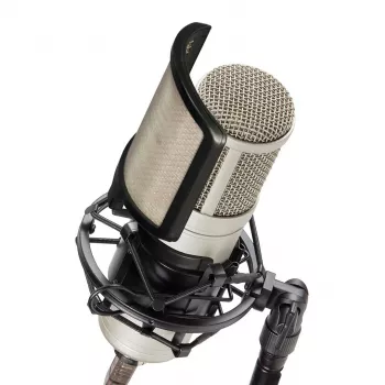 Soundsation VOXTAKER 100 studijinis kondensatorinis mikrofonas su amortizatoriumi ir dėklu