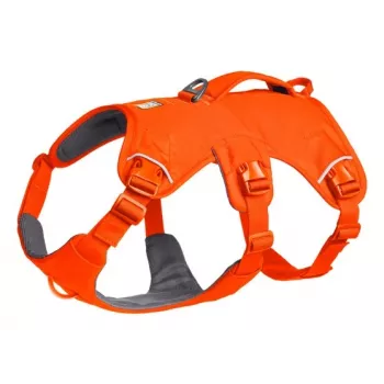 Ruffwear Web Master daugiafunkcinis atraminis šunų pakinktai, ryškiai oranžiniai, M dydis