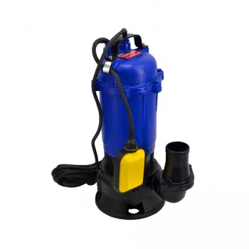 AWTOOLS 1050W povandeninis fekalinis siurblys su smulkintuvu ir plūdiniu jungikliu, 18000 L/h, 10 m pakėlimo aukštis, ketaus