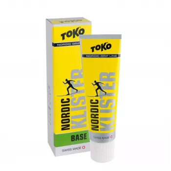 Toko Nordic Base Klister Green – slidinėjimo tepalas (klister) lygumų slidėms ant ledinio ir pavirtusio sniego, nuo -10°C iki -2°C, 60 g tūbelė