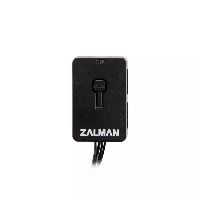 Zalman ZM-4PALC ARGB valdiklis - 4 prievadų adresuojamas RGB šakotuvas su magnetiniu tvirtinimu