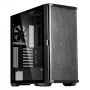 Zalman Z10 ATX vidutinio bokšto korpusas, juodas, grūdintas stiklas, 4x ARGB ventiliatoriai