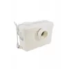AWTOOLS AW85501 50L pedalinis kibiras iš nerūdijančio plieno, sidabrinis