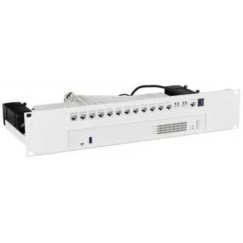 Rackmount IT 1U stovo montavimo rinkinys, skirtas Sophos XGS 87/107/116/126/136, juodos spalvos