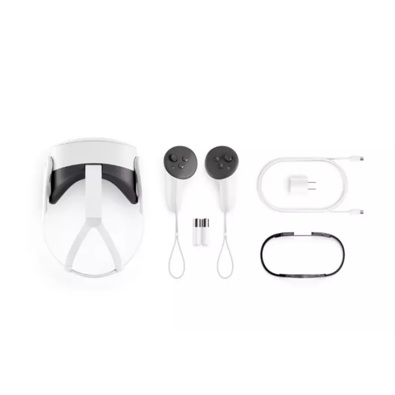 Meta Quest 3S virtualios realybės sistema 128GB balta (JAV)
