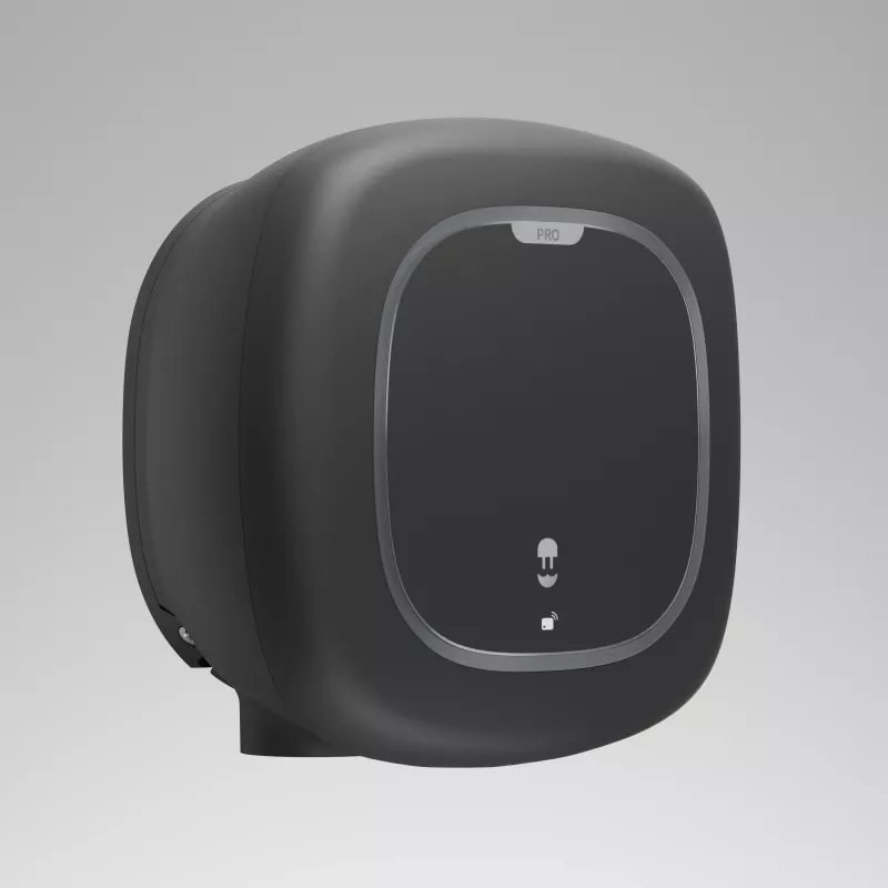 Wallbox Pulsar Pro PPR2-M-2-4-K-002 įkrovimo stotelė, 22 kW, Type 2, pritvirtintas 7 m laidas, juoda