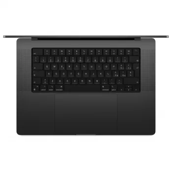 Apple MacBook Pro 16 inch M5 Pro, 18 branduolių CPU, 20 branduolių GPU, 48GB RAM, 1TB SSD, Space Black, Nanotexture, vokiška klaviatūra