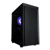 Zalman T3 PLUS mATX Mini bokšto kompiuterio korpusas, juodas, akrilo langelis, 2 ventiliatoriai