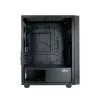 Zalman T3 PLUS mATX Mini bokšto kompiuterio korpusas, juodas, akrilo langelis, 2 ventiliatoriai