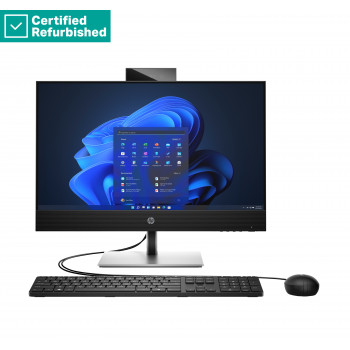 ATNAUJINTAS SIDABRINIS HP Pro 440 G9 AIO All-In-One - i5-13500T, 16GB, 512GB SSD, 23,8 FHD ne liečiamas AG, reguliuojamo aukščio, DVD-RW, BE GARSIAKALBIŲ, USB pelė, Win 11 Pro, 1 metai