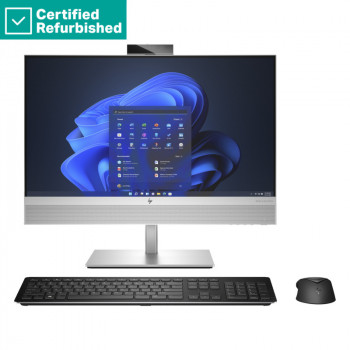 ATNAUJINTAS SIDABRINIS HP Elite 840 G9 AIO All-in-One 24 - i5-12500, 16GB, 1TB SSD, 23,8 FHD Nejutiklinis AG, Reguliuojamo aukščio, Win 11 Pro, 1 metai