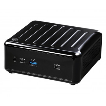 Asrock NUC BOX-1165G7 0,6 l talpos kompiuteris, juodas, i7-1165G7 4,7 GHz