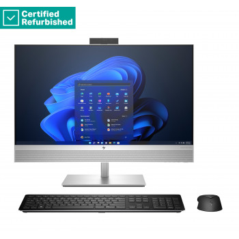 ATNAUJINTAS SIDABRINIS HP Elite 870 G9 AIO All-In-One 27 - i7-14700, 32GB, 1TB SSD, 27 FHD Ne liečiamas AG, FPR, Reguliuojamo aukščio, USB pelė, Win 11 Pro, 1 metai (99A42ETR#AB8)