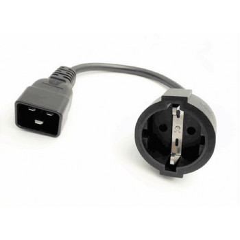 APC EPDU maitinimo laidas, Schuko į C20, 0,5 m