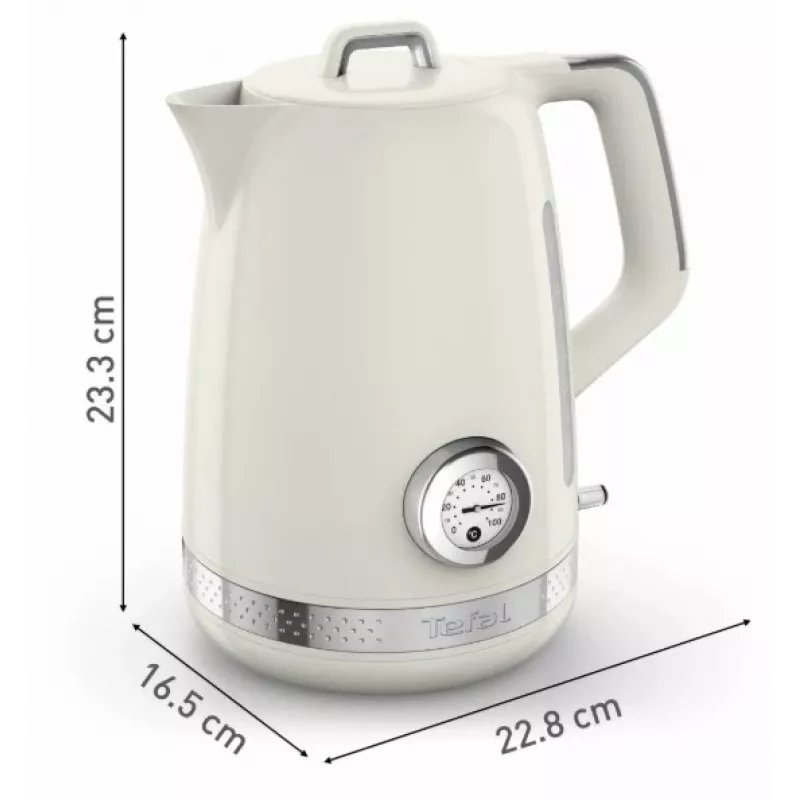 Tefal Soleil KO355AE0 elektrinis virdulys 1,7 L 2400 W Baltas