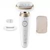 Braun Silk-épil 9 Flex SES9-011 3D epiliatorius, šlapias ir sausas, baltas/auksinis