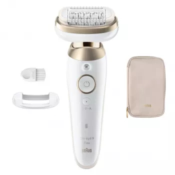Braun Silk-épil 9 Flex SES9-011 3D epiliatorius, šlapias ir sausas, baltas/auksinis