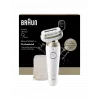 Braun Silk-épil 9 Flex SES9-011 3D epiliatorius, šlapias ir sausas, baltas/auksinis
