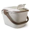 CURVER augintinių transportavimo dėžė 51x38x33 cm kreminės spalvos