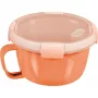CURVER Smart To Go Mix Noodles maisto dubuo apvalus 0,9 l permatomas su žaliomis detalėmis, be BPA, nepralaidus, tinka mikrobangų krosnelei ir indaplovei