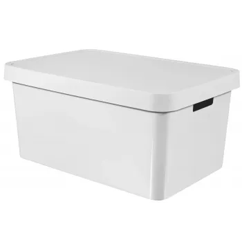 CURVER Infinity Recycled 45L daiktadėžė 56x39x27cm balta