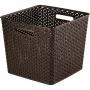 CURVER My Style Square 25L laikymo krepšys tamsiai rudos spalvos 32,5x32,5x28cm