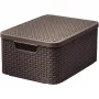 CURVER Style M daiktadėžė su dangčiu 39,3x29,3x18,7 cm Tamsiai ruda