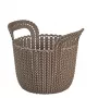 CURVER Pintinė Knit XS Apvali 3L 23x19x19 cm Ruda