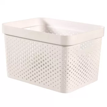 Curver dėžė Infinity Recycled 17L 36x27x22cm balta