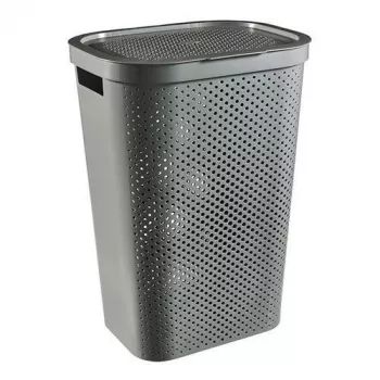 CURVER Infinity Recycled 60L daiktų dėžė 44x35x60cm tamsiai pilka