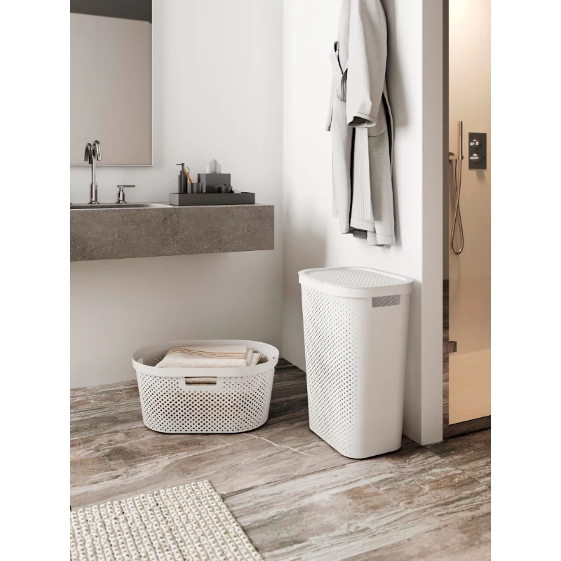 CURVER Infinity Recycled 60L daiktų dėžė 44x35x60cm tamsiai pilka