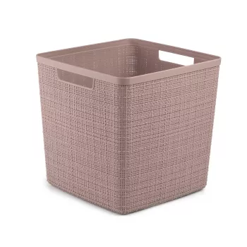 CURVER Pintinė Jute Square 17L 28x28x27cm Rožinė