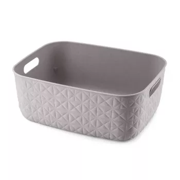 CURVER Softex M laikymo krepšys 12,5L pilkai rudos spalvos 37,9x29,2x14,3cm