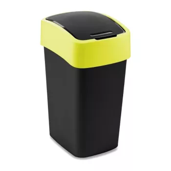 CURVER Flip Bin 25L šiukšlių krepšys juodas/geltonas