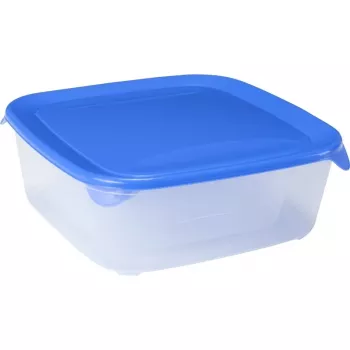 Curver Fresh & Go 4 stačiakampių maisto produktų indelių rinkinys 0,5L + 0,8L + 1,7L + 2,9L Mėlynas