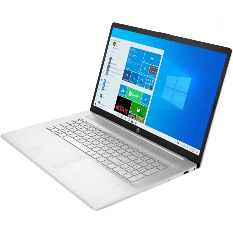 HP 17-CN0XXX 17,3 inch HD+ nešiojamas kompiuteris - Intel Celeron N4020, 8GB RAM, 256GB SSD, Windows 11 Home, Natural Silver Nešiojamas kompiuteris HP 17-CN0XXX / Celeron / RAM 8 GB / SSD diskas / 17,3″ HD+