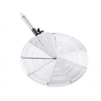 LEIFHEIT ProLine apsauginis purškalų ekranas keptuvėms Ø28 cm, nerūdijančio plieno tinklelis, juoda rankena