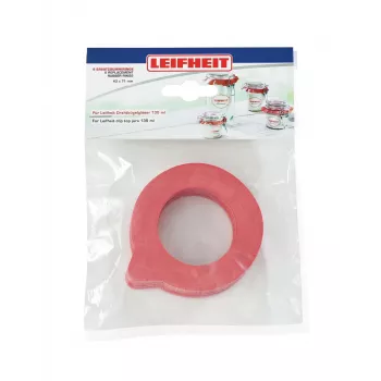 LEIFHEIT pakaitiniai guminiai tarpikliai 6 vnt. 43x71mm sandariems stiklainiams 135ml